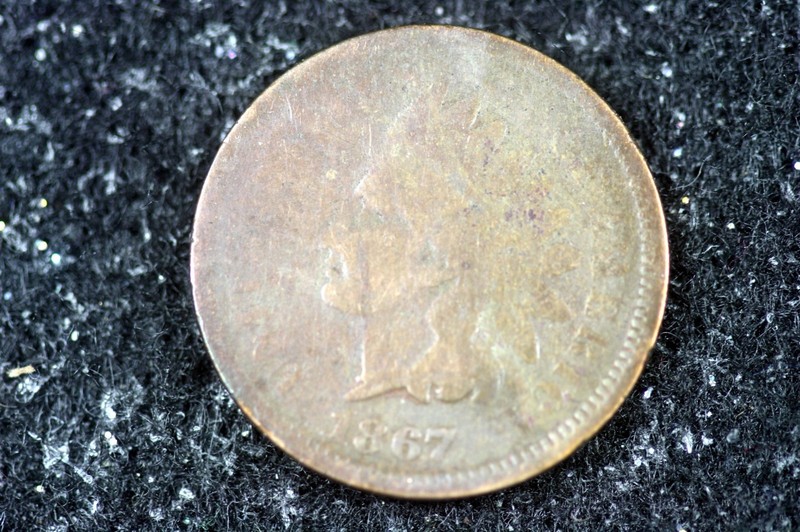 Estate Find 1867 - Indian Head Cent!!  #H8403
