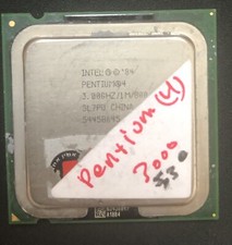 Intel Pentium 4 530 3.0 GHz JM80547PG0801M Processor HT PLGA775 1MB used
