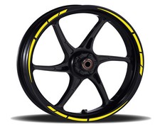 Adesivi Cerchioni Moto Set Completo per 2 Ruote 17 Pollici Strisce Cerchi RT004