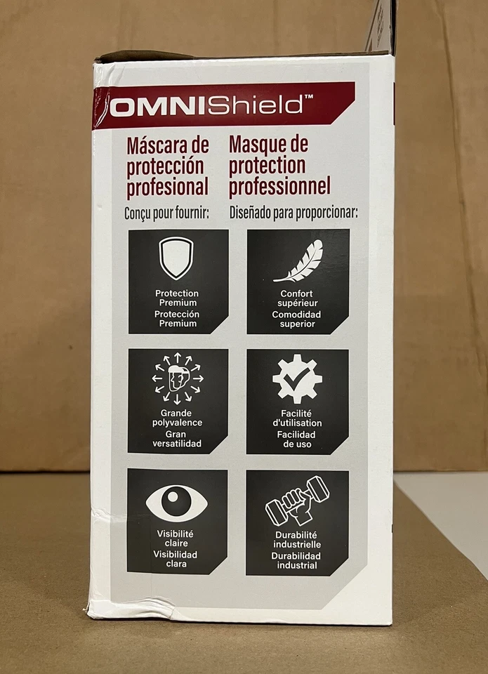 Protector facial genuino Lincoln Electric K3753-1 OMNIShield™ - Tono 3 (IR/UV) Foto 2 de 3