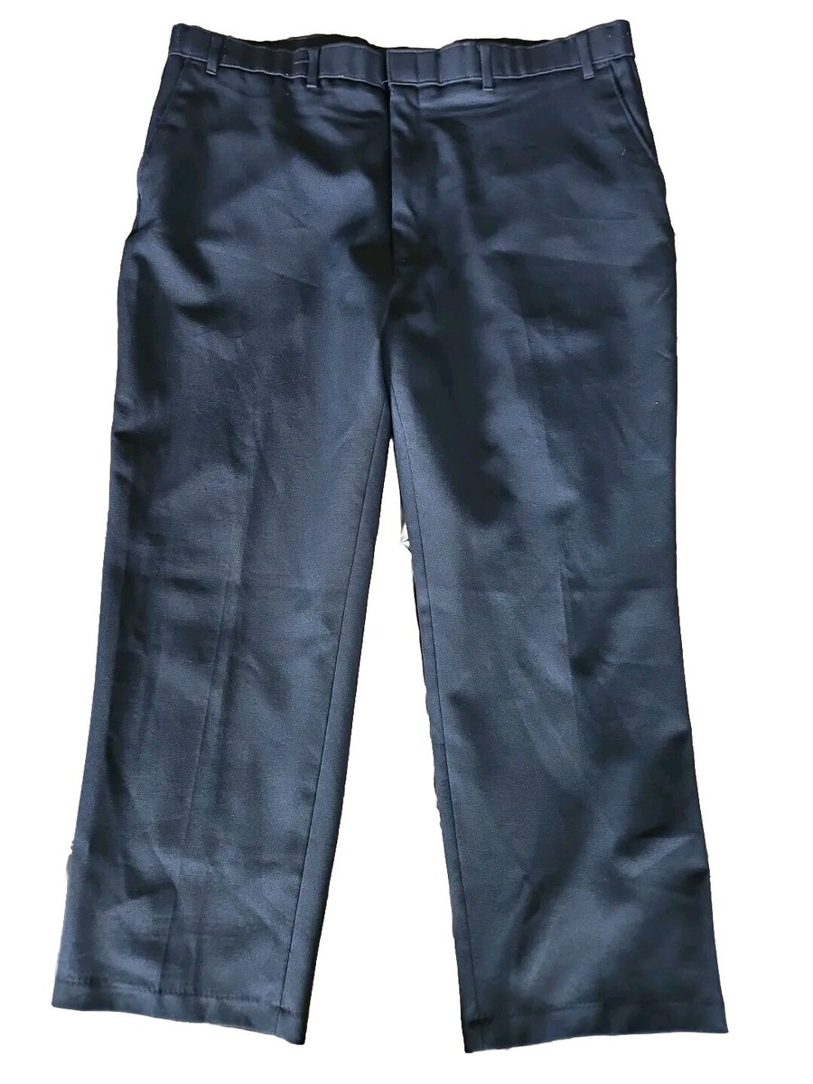 Levi's Action Slacks 42x30 Navy Blue Pants Trousers Flat Levi's Action Slacks 42x30 Navy Blue Pants Trousers Flat