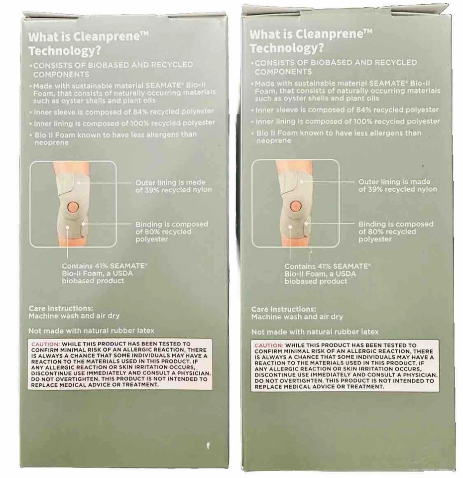 PACK 2 Rodilleras con Tecnología Cleanprene - Izquierda o Derecha, ¡Nuevas! Foto 2 de 2