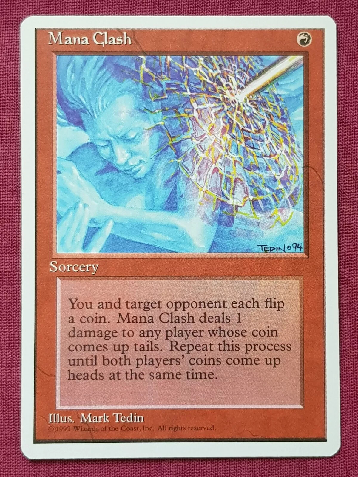 Magic the Gathering ~ MTG ~ 1x Mana Clash ~ M/NM ~ 4th Edition