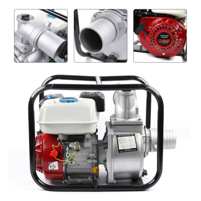 2/4 Stroke Gasoline Water Pump Gas-Powered Semi-Trash Irrigation Transfer Pump