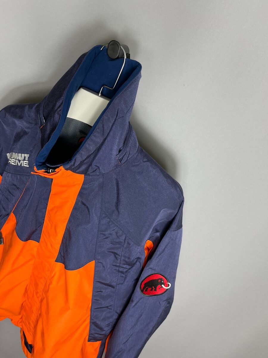 MAMMUT EXTREME VINTAGE GORE TEX WATERPROOF JACKET ORANGE MEN MAMMUT EXTREME VINTAGE GORE TEX WATERPROOF JACKET ORANGE MEN