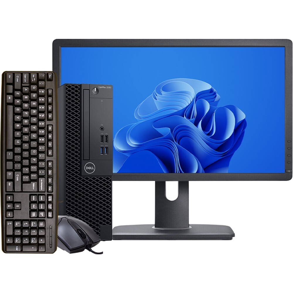 DELL M.2 SSD＋1.0TB Windows11 Pro i5 16GB Dell Desktop Computer i5 16GB RAM 128GB SSD 20in LCD Windows 11