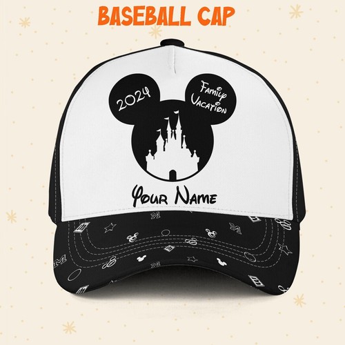 Custom Disney Mickey Family Vacation 2024 Cap, Disney Trip Family Baseball Cap