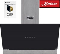 Kaiser Luxus Dunstabzugshaube 90Cm Kopffreihaube Wandhaube 1250M³/H+Umluftset