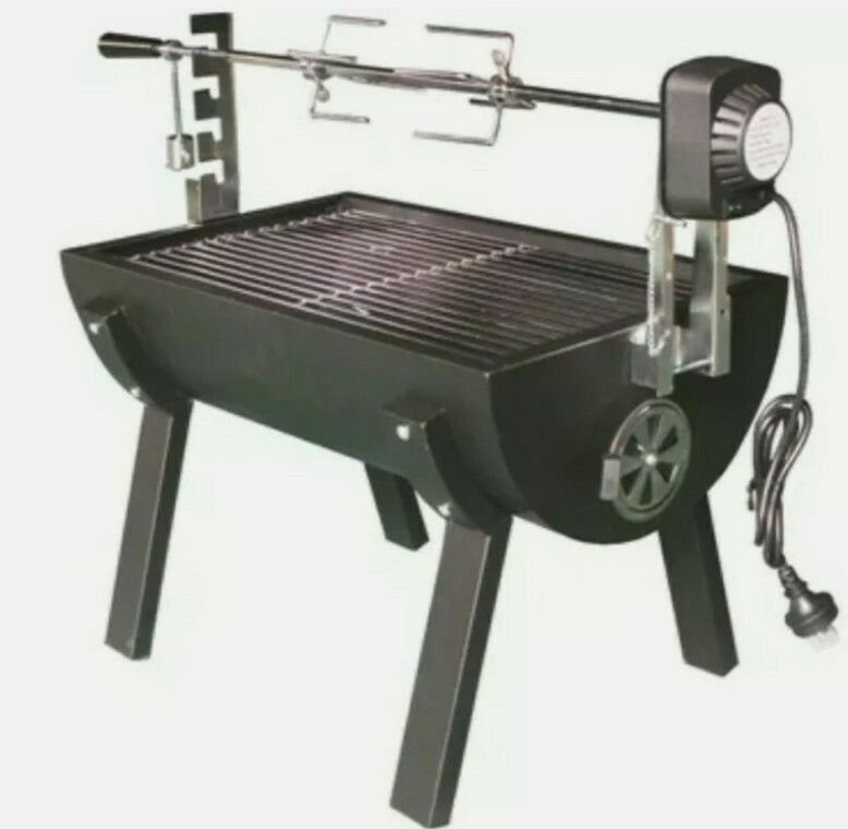 Jumbuck Small Rondo Charcoal Spit Roaster L 890mm x W 420