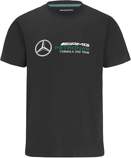 Black Mercedes AMG Racing Reprint F1 T-Shirt Motor Sport, For Unisex Fans, S-5XL