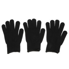 3PCS Heat Resistant Gloves Hair Styling Gloves Heat Blocking Hand Gloves