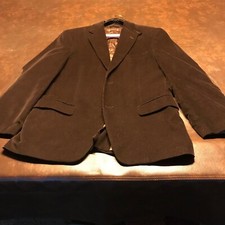 Polo Ralph Lauren Jacket Medium Brown Rugged Blazer Corduroy Sport Coat Heavy