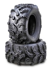 2 Premium UTV ATV Tires 26x12-12 26x12x12 Rear 6PR Mud Ultra Deep Tread 10218