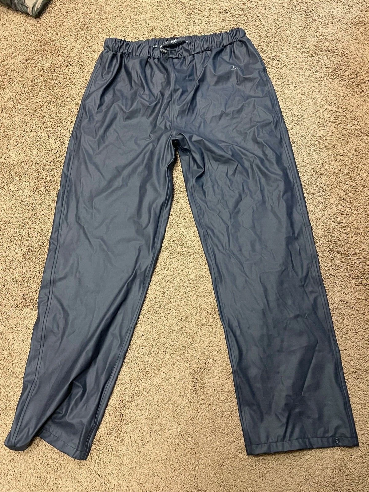 Helly Hansen Waterproof Black Rain Pants Men's Size 3XL