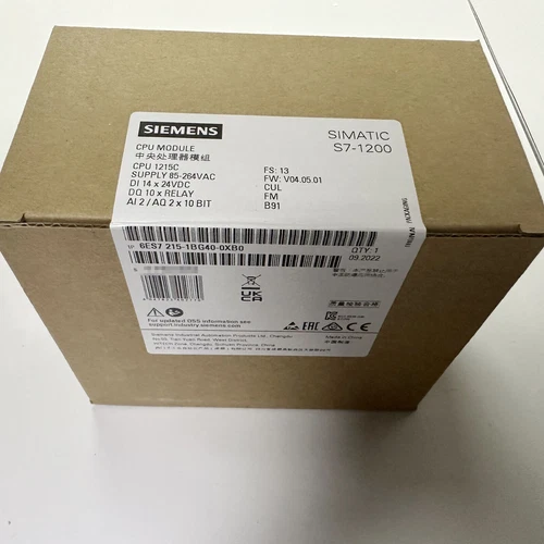 1 pieza Nuevo Módulo de CPU Siemens 6ES7 215-1BG40-0XB0 Envío Rápido 6ES7215-1BG40-0XB0 - Imagen 3 de 4