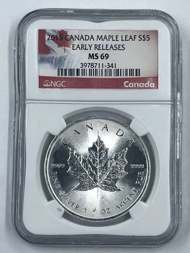 2015 Canada NGC $5 MS69 Maple Leaf Early Release