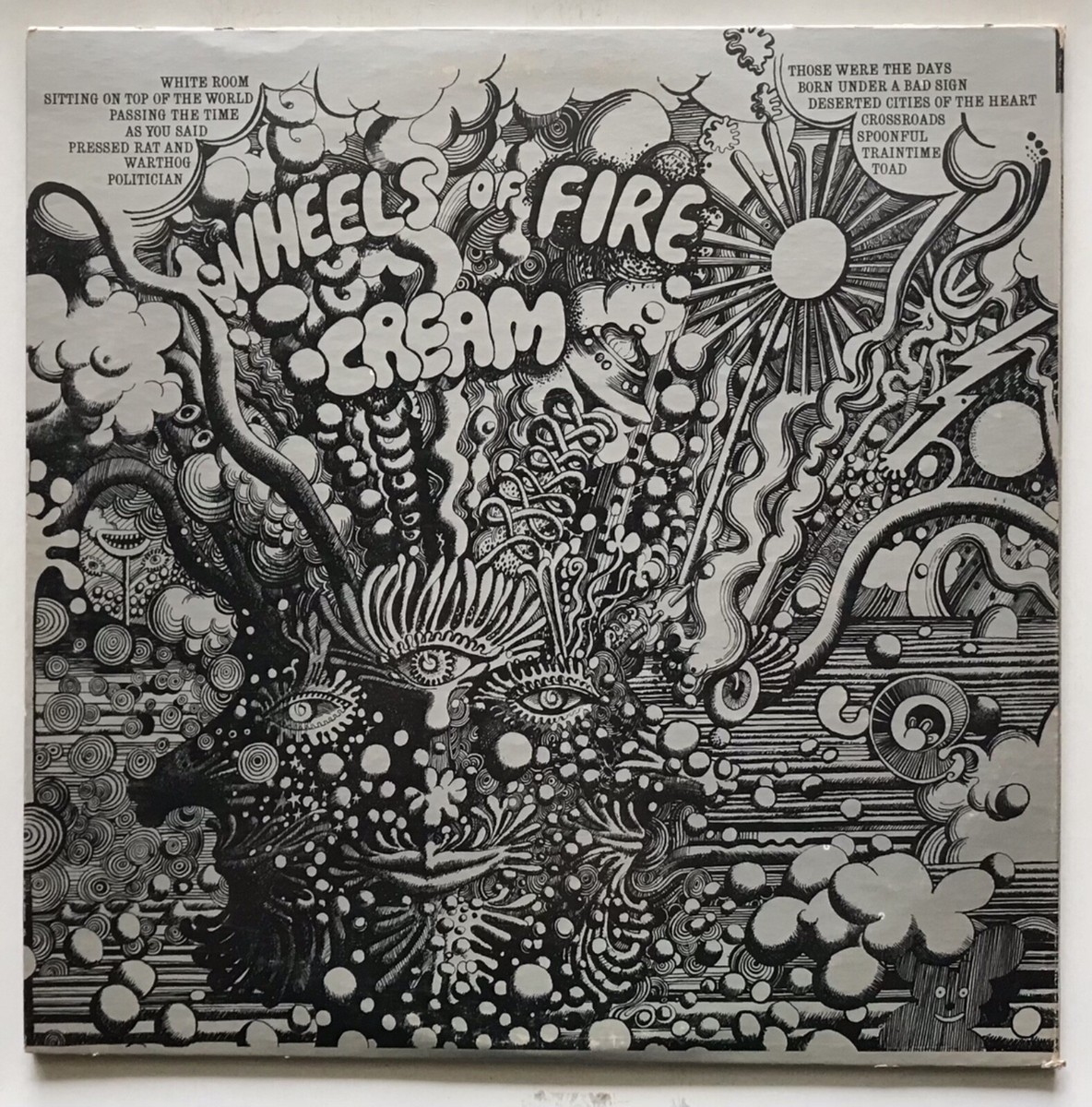 Cream - Wheels Of Fire - 1968 - Double LP Gatefold - FIRST