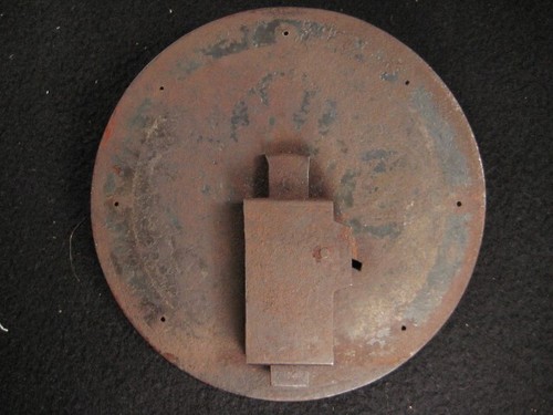 ANTIGUA CERRADURA JAPONESA ERA MEIJI (c. 1880) hierro forjado tansu con llave mon - Imagen 12 de 16