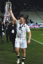 Dylan Hartley Signed 12X8 England Rugby Grand Slam Winner AFTAL COA (2111)