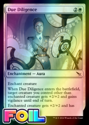 x1 Due Diligence MKM MTG 14 FOIL COMMON M/NM 1x