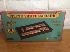 Barrington 16" Tabletop Sling Shuffleboard Game Includes 3 Pucks & Slide Scorer