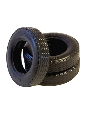 Hess Truck Tires 1/32 Scale 1/4  X 1-1/8'' Replacement Lot of 3 Vintage 90's Tire