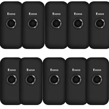 Eyoyo 10pcs/Set Portable 1D Bluetooth Barcode Scanner USB Image Scanning Reader