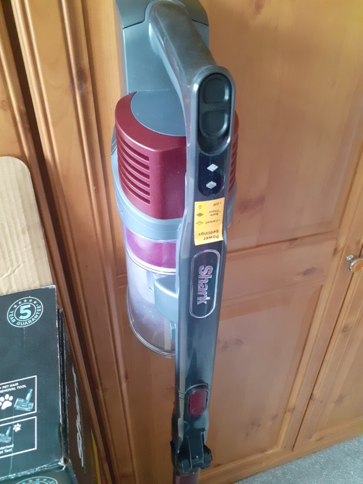 Shark Anti Hair Wrap HEPA Pet Vacuum Cleaner IZ251UKT 2 Battery Cordless Red eBay