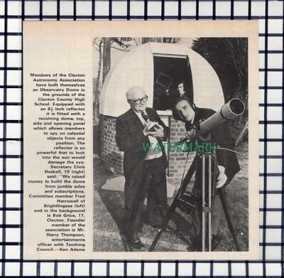 C6655) Clacton Astronomy Association Chris Haskell Fred Harrowell - 1975 Steckling