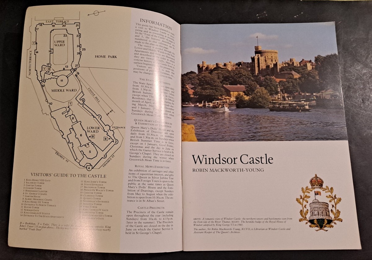 WINDSOR CASTLE by:ROBIN MACKWORTH-YOUNG-VISITOR'S GUIDE 1983 WINDSOR CASTLE by:ROBIN MACKWORTH-YOUNG-VISITOR'S GUIDE 1983