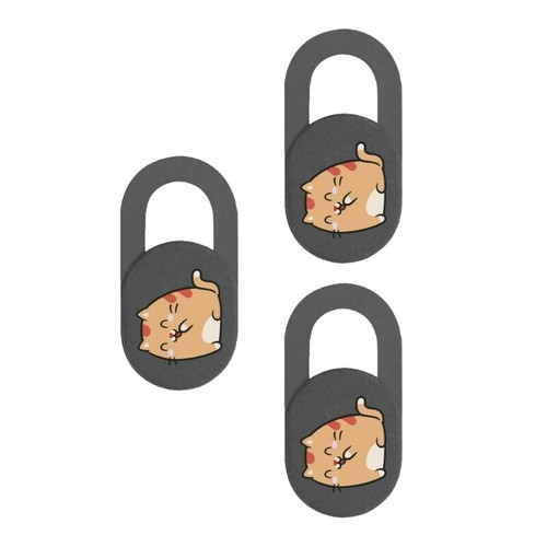 Webcam Cover Slide Universal Phone Camera Cover Cartoon Kitten Camera Cover - 第 5/14 張圖片