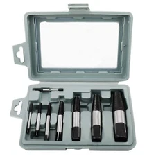 8 pcs Damaged Stripped Screw Extractor Set Broken Bolt Water Pipe Remover Set