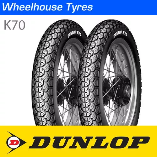 Dunlop K70 Motorcycle Tyre Pair Deal - Picture 2 of 4