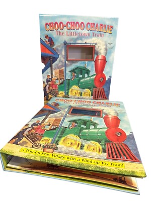 Choo-Choo Charlie　列車が走るポップアップ絵本 Choo-Choo Charlie the Littletown Train Pop Up Book Michael Welply