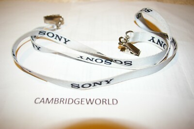 SONY  NAME TAG NECK STRAP HOLDER ID BADGE  DOCUMENT HOLDER NEW