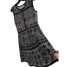 Size M Marc New York Knit Fit & Flare Sweater Dress Mini Sleeveless EUC 6505