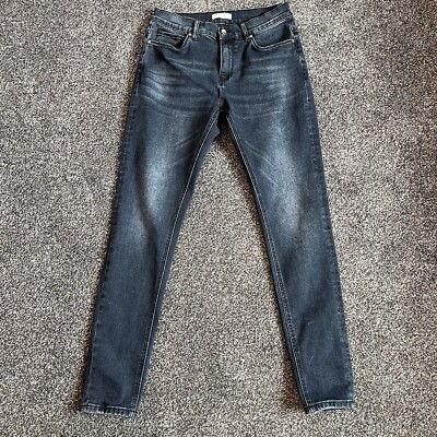 Arne Blue Denim Slim Fit Jeans Size Mens 30R UK