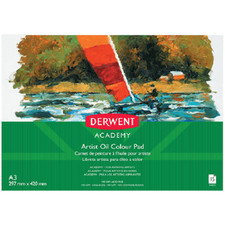 NEW Derwent Academy Artist Oilpaints Pad Landscape A3 15 Sheets