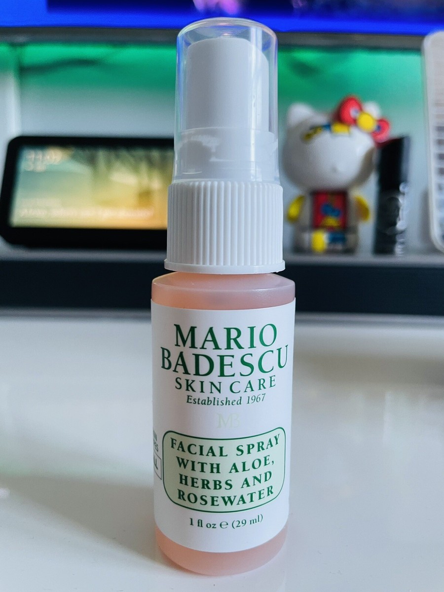 Mario Badescu Facial Spray with Aloe, Herbs and Rosewater 1floz/29ml Tavel  Size | eBay