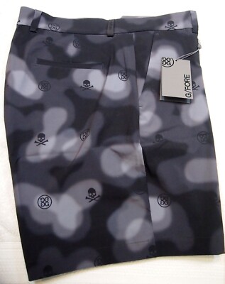 G/Fore Performance Fabric Blur Camo Skulls & Tees Maverick Shorts NWT 36 $125