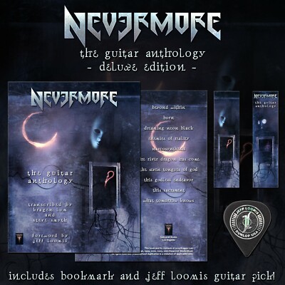 Nevermore ''The Guitar Anthology'' Deluxe Edition Official Tab w/ Bookmark + Pick!
