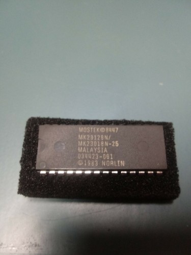 Lowrey G-100 ROM IC/920-034423-001/Mostek MK23128N/MK23018N-25 - Picture 2 of 3