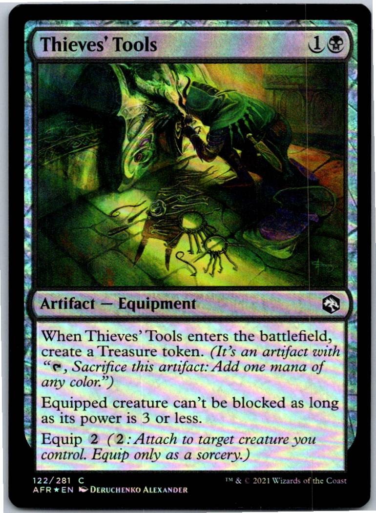 Thieves' Tools C 122 Foil Adventures in the Forgotten Realms NM