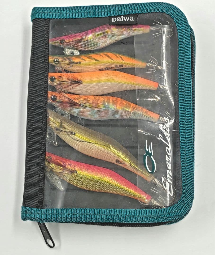 Daiwa Egi 6-Piece Set with Pouch Used Saltwater Lures Out of Print - Image 4