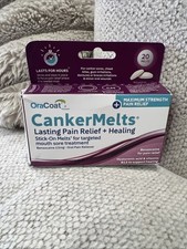 Cankermelts   Stick-On Melts Mouth Sore Treatment, 20 COUNTS   EXP : 02/27