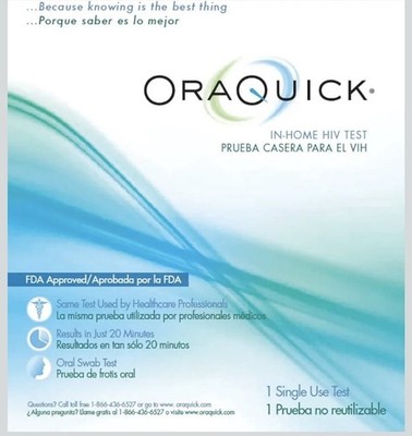 NEW OraQuick HIV In-Home Professional Swab Oral Testing Kit Exp 4/30/2028