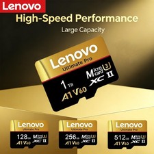LENOVO 1TB 512GB 256GB 128GB Micro TF SD Card High Speed Class Flash Memory*