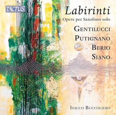ISACCO BUCCOLIERO - LABIRINTI - WORKS FOR SOLO SAX - cd - H4z