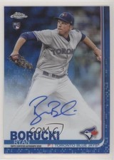 2019 Topps Chrome Rookie Blue Refractor 114/150 Ryan Borucki #RA-RBO Auto 4z8