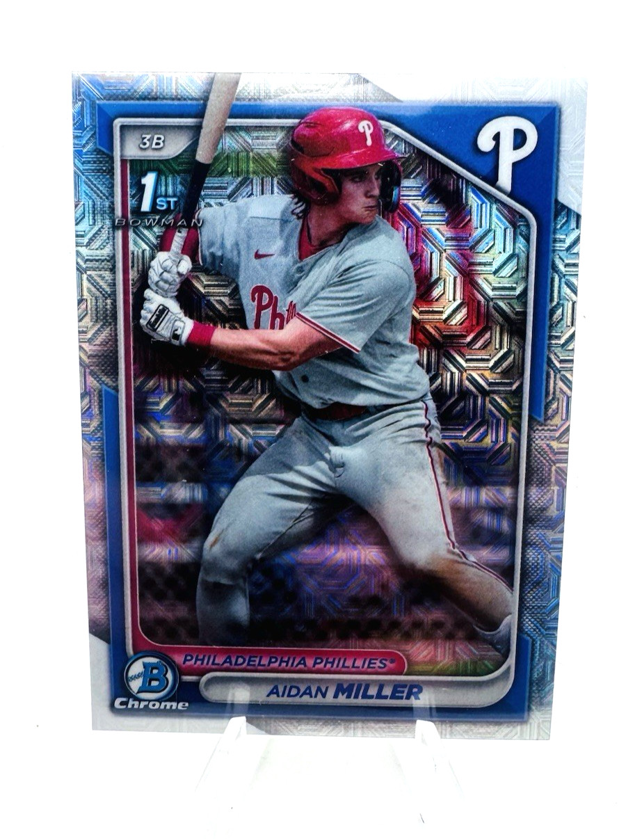 2024 Bowman - Chrome Prospects Aidan Miller #BCP-27 Mojo Refractor (RC)
